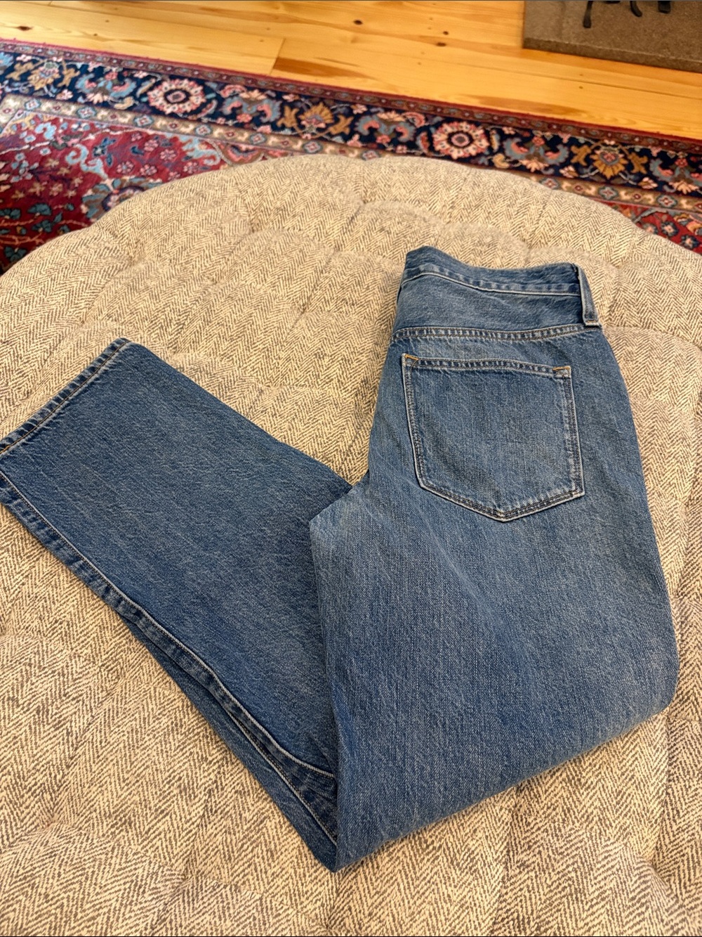J.Crew slim boyfriend premium edition button fly jeans size 27